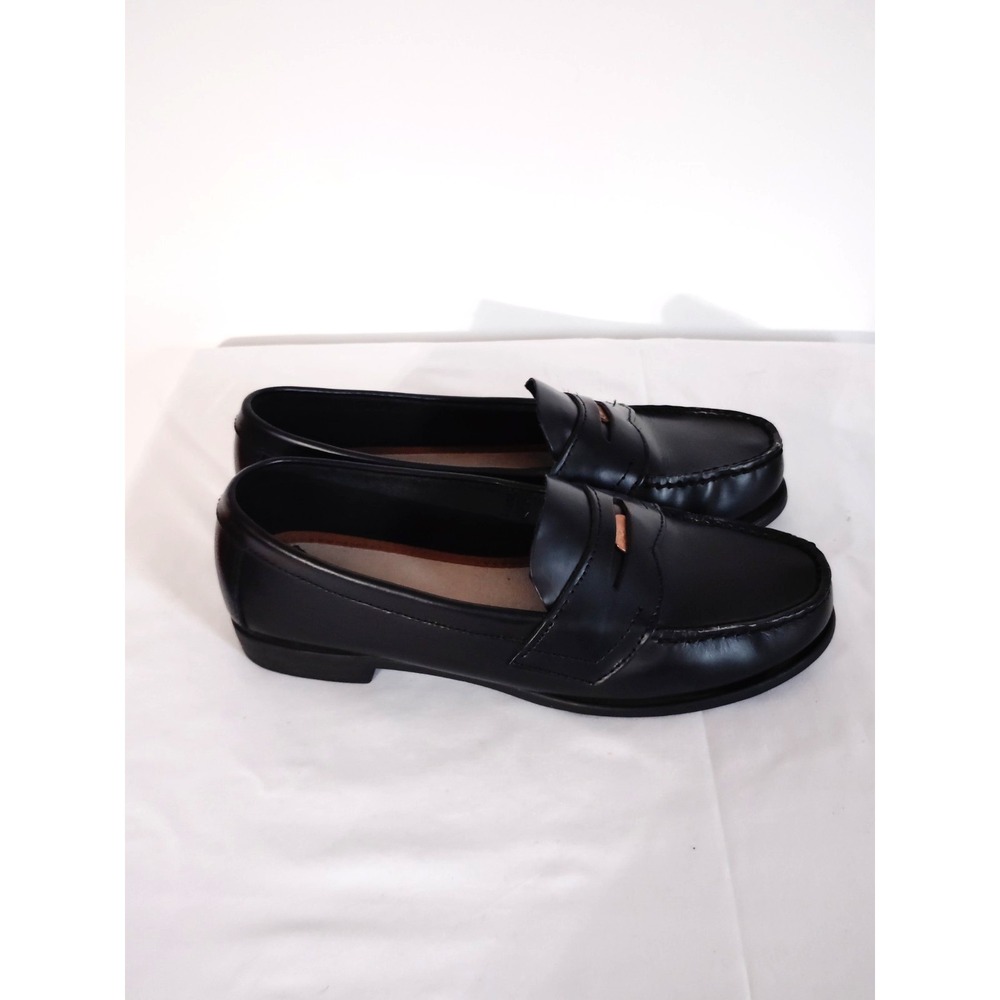 Eastland Women's 7.5 M Black Leather Classic Penny Loafers Slip‑On Dress Casual - Picture 9 of 16